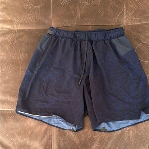 Vuori Blue Athletic Shorts Relaxed Fit